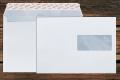 [33596] Briefhüllen mit Fenster C5 162x229 mm  Haftklebend Hochweiß 100 g/qm Lasergeeignet
